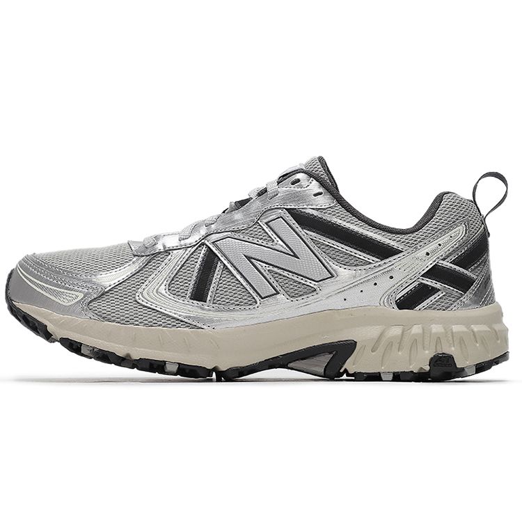 

New Balance 410v5 Trail Running Shoes Silver Black Unisex MT410KR5 38.5