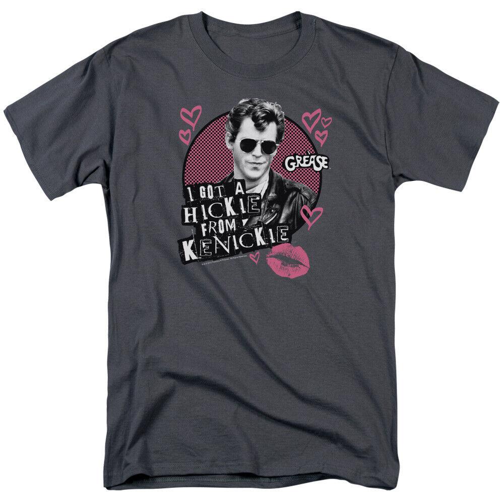 

26 Grease Kenickie T Shirt Licensed Musical Romance Movie Retro Tee New Charcoal Unisex T-Shirt XXXL