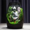Artificial Micro Scene Glass Bottle Landscaping Glass Vases Fresh Green Succulent Moss Bottle Fish Tank Home Desktop Decor