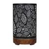 Aroma Diffuser Iron Hollow Leaves Ultrasonic Air Humidifier Desktop Humidifier Smart Home Appliances Room Decor with Led Light