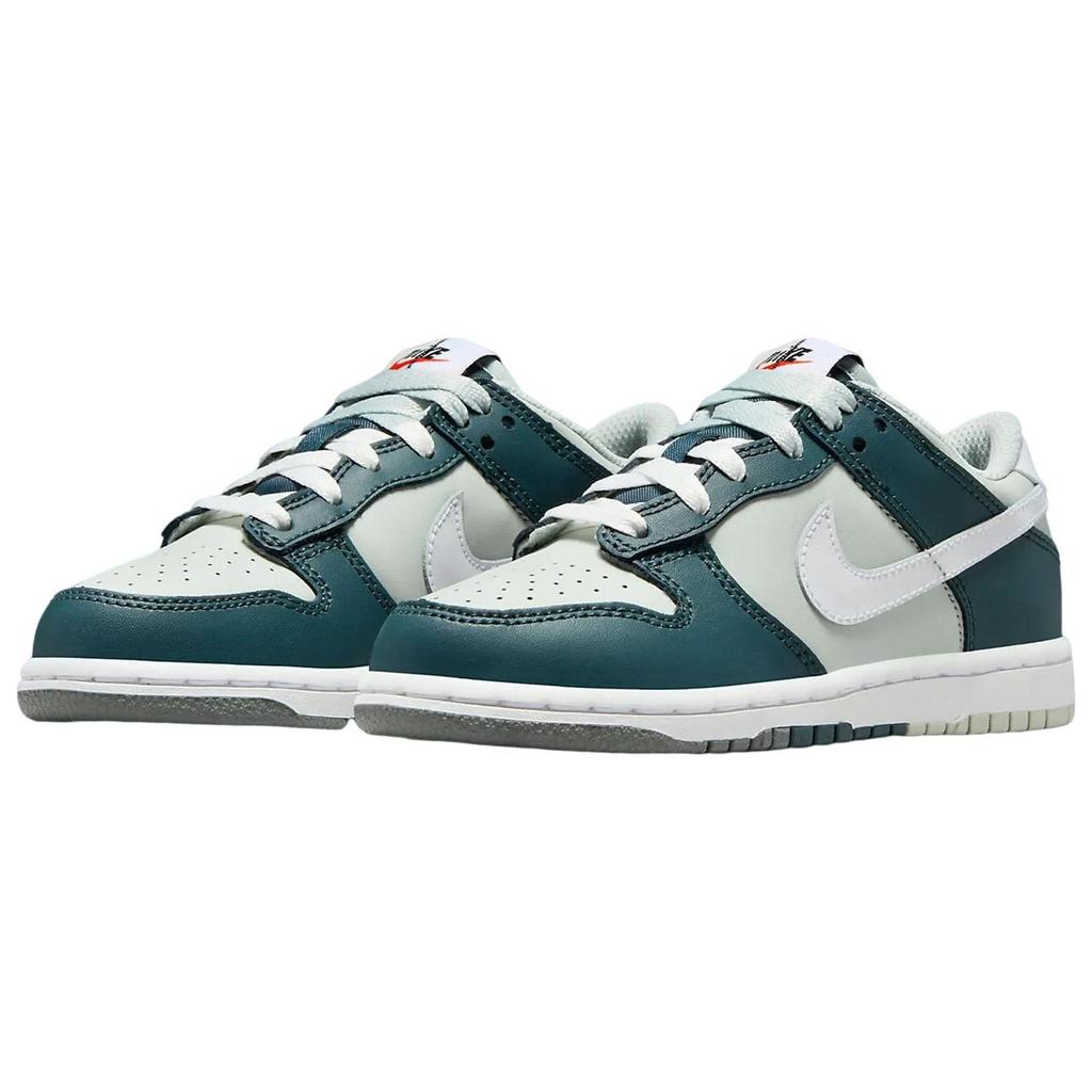 Nike Pantofi pentru copii Dunk Low GS Split - Deep Jungle pentru copii, albastru, alb, argintiu deschis FB9109-300