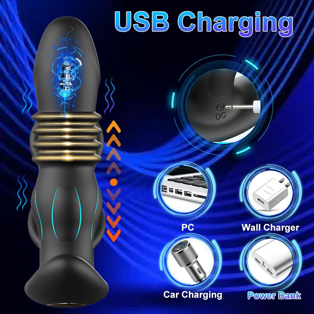 APP Remote Control Prostate Massager Vibrator Male Wireless Bluetooth Anal Butt Plug for Men Dildo Vibrating Adult Sex Toys