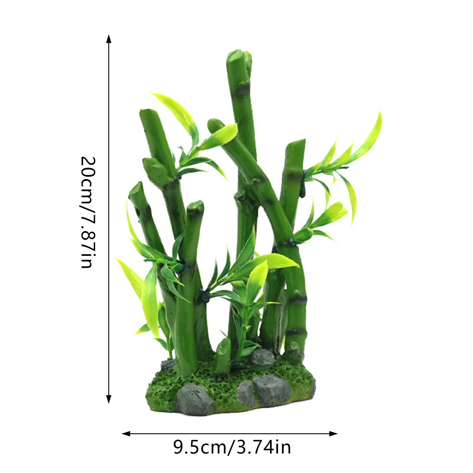 Имитация бамбука Декорация для террариума Растение Декорация для аквариума Аксессуары для украшения аквариума Подарки