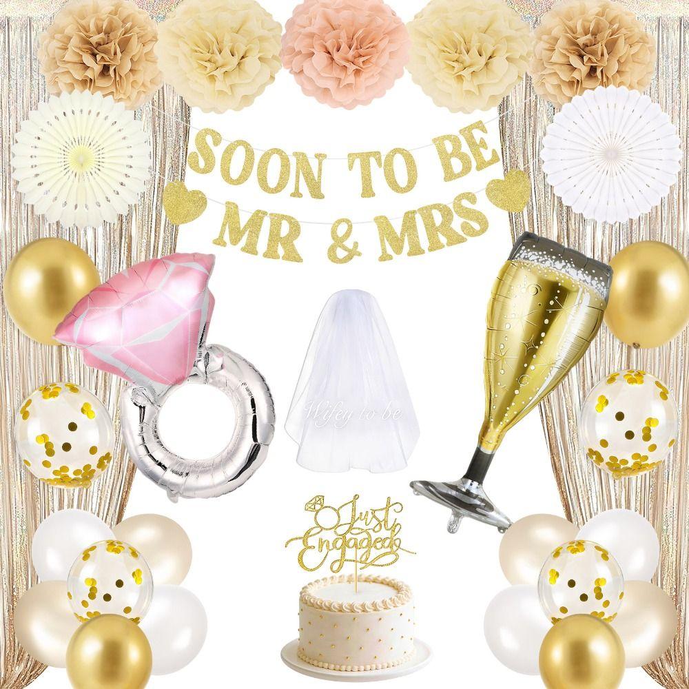 21-Piece Set Engagement Party Decorations Bridal Shower Decorations  Engagement Party