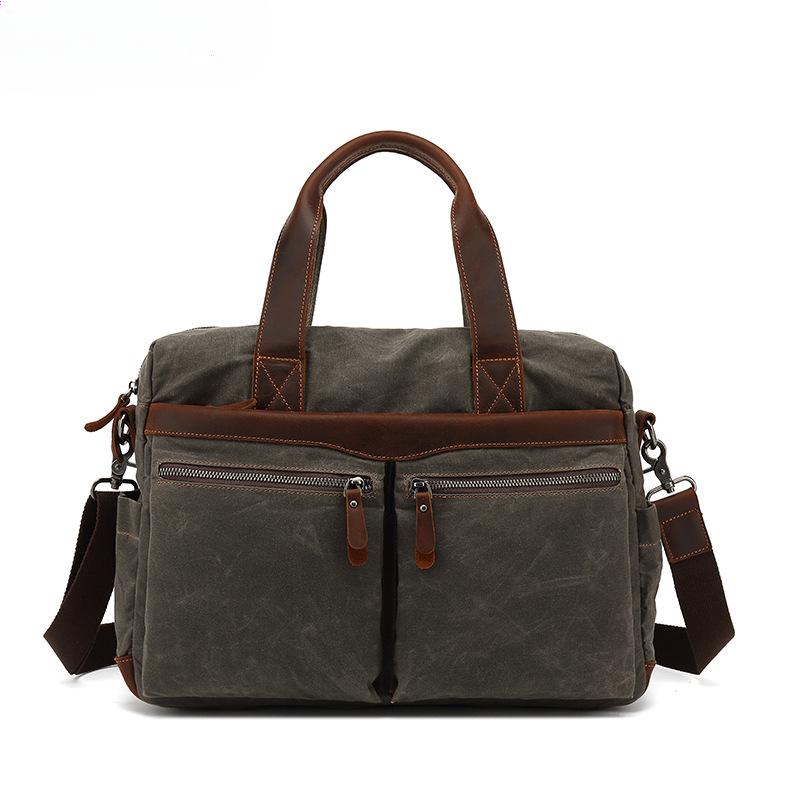 

Сумка-тоут Diagonal Straddle для мужчин, деловой портфель на одно плечо для путешествий на открытом воздухе с диагональной спинкой и электрической головкой Fourteen inches