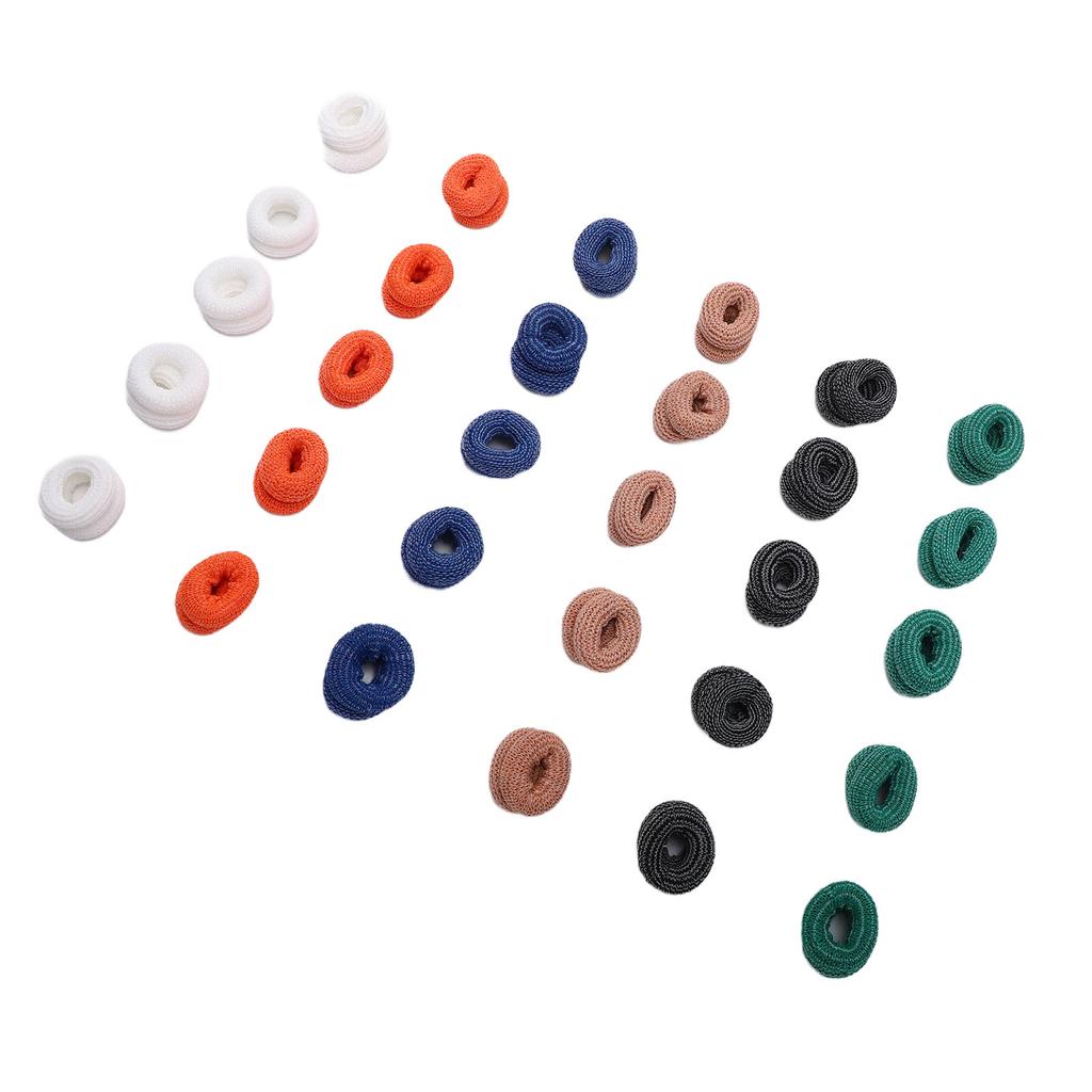 30pcs Finger Stretcher Tubular Bandage Elastic Breathable Finger Protectors Reusable Thumb Bandage Mixed Color
