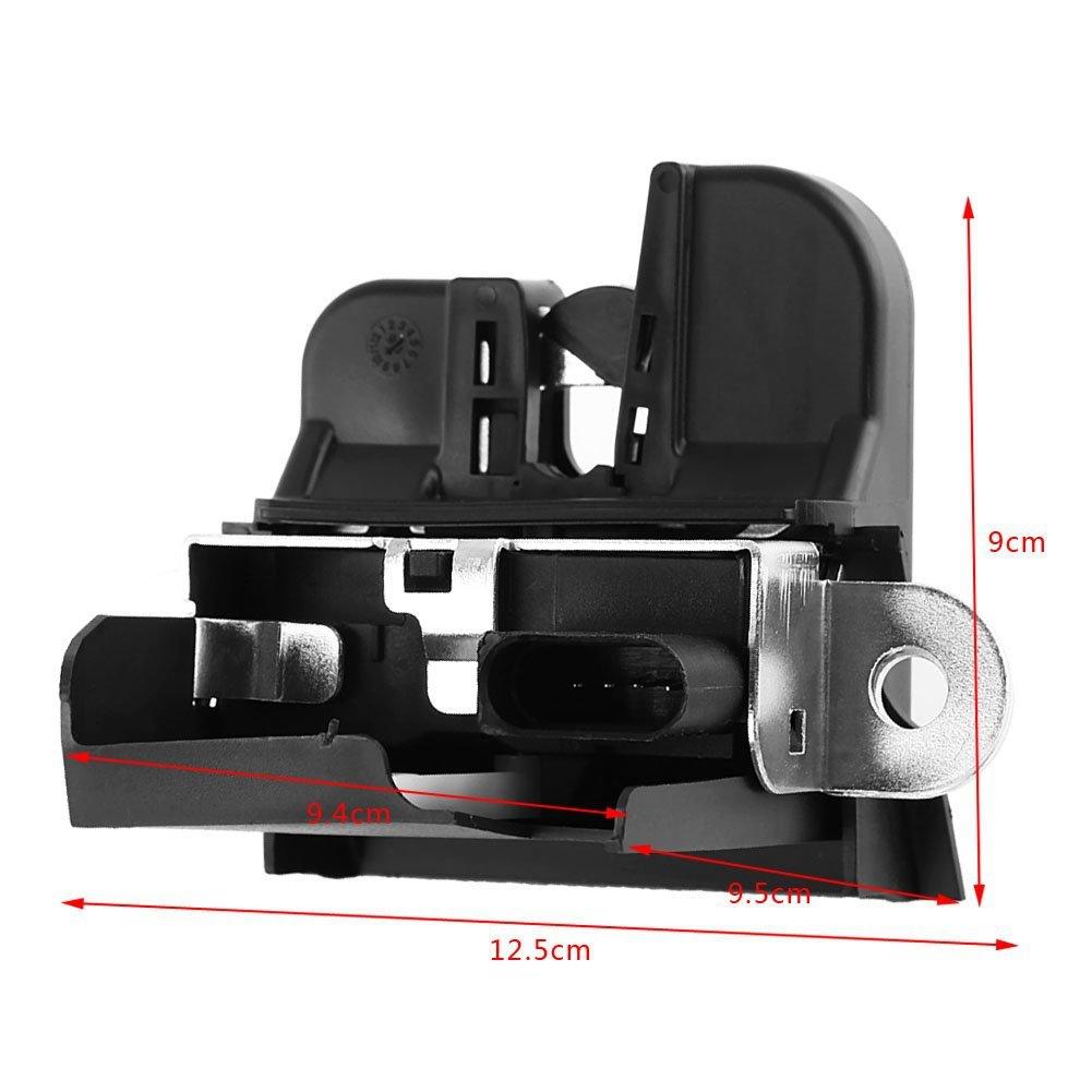 Rear Trunk Boot Lid Lock Latch,Car Rear Trunk Tailgate Boot Lid Latch Lock Catch for  Golf5