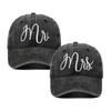 2024 Retro Besticktes Mr. und Frau. Used Baseballkappe - Hip Hop Dad Hat