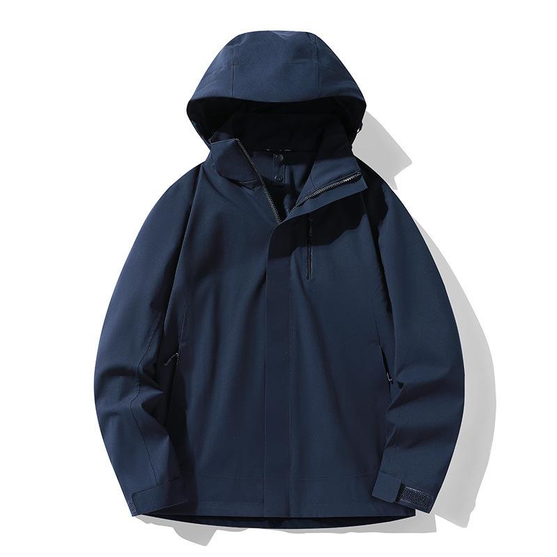 Outdoorová hardshell bunda jarní a podzimní pánský ležérní sportovní kabát nepromokavá větruodolná funkční bunda Horolezecké oblečení