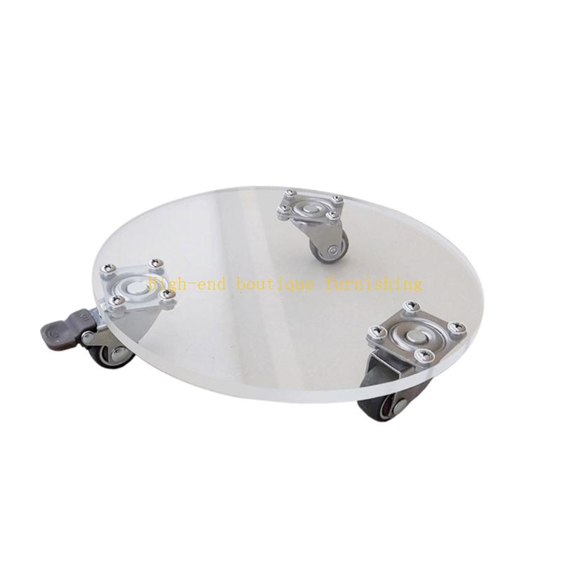 Plant Stand Wheel Square Plant Stand Metal Plant Bracket Suitable for Indoor