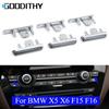 Front Air Conditioner Left Right Button Plating Strip Trim Keys Panel Replacement For BMW X5 X6 F15 F16 2014 2015 2016 2017