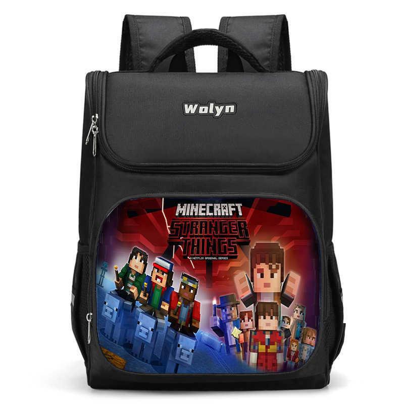 Mochila Escolar 3D Ligera de Gran Capacidad Para Niños Unisex Bolsa de Tela Oxford