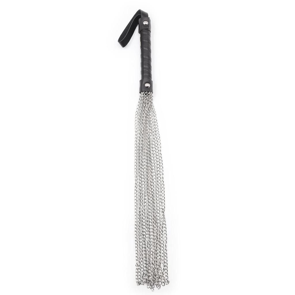 VaHppy Adult sexual games products Whip Slap SM BDSM Diamond handle Weighted Iron chain beard Tassel sex toys for Couple