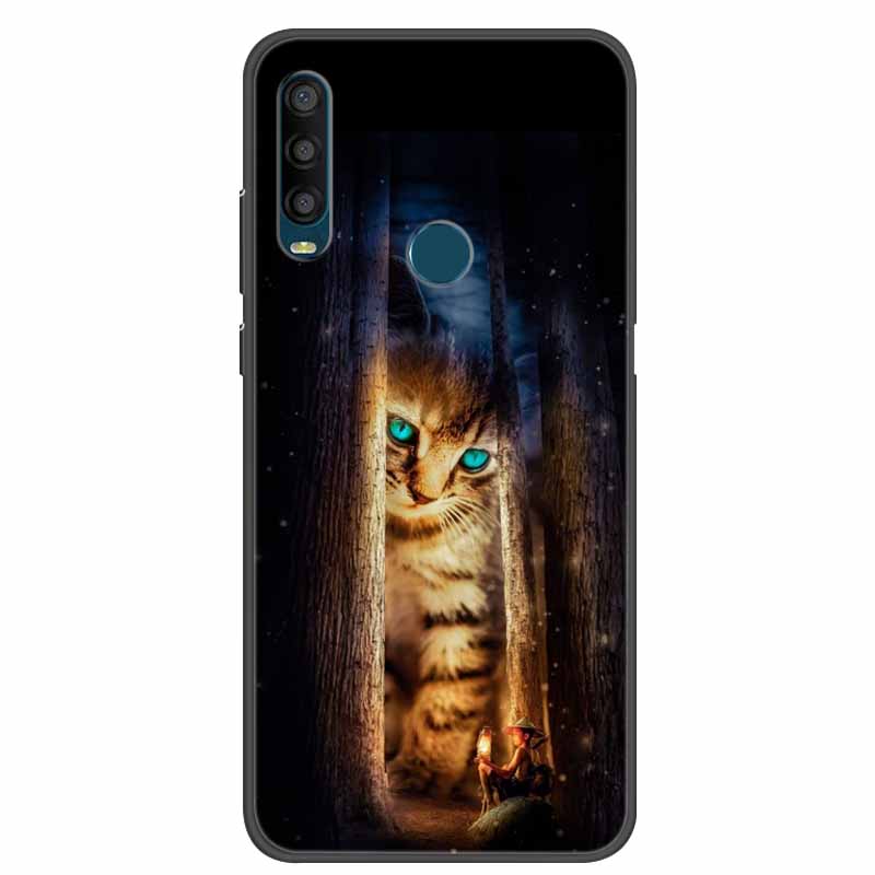Voor Alcatel 3L 2020 Hoesjes Gedrukte Kat Zacht Siliconen Achterkanten voor Alcatel3L 3 L 2020 5029Y 5029 5029D Fundas Capa Coque 6.22