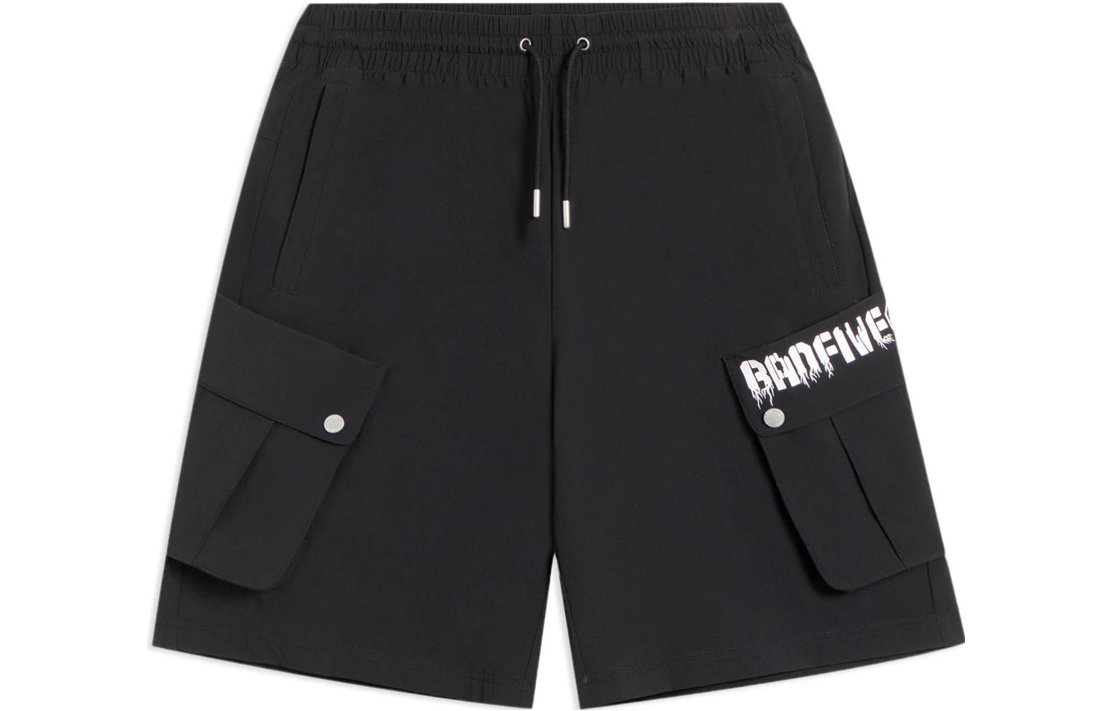 Li Ning Badfive Casual Shorts Men s Black AKSS603-2 S