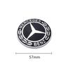 Autoaufkleber Auto Metall Flaches Haubenemblem Frontabzeichen Logo Aufkleber für Mercedes Benz W212 W213 W205 W177 W247 W176 CLS CLA CLK CLG
