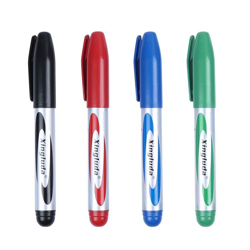 Quick-Dry Refillable Black Marker Pen for Construction Site Marking