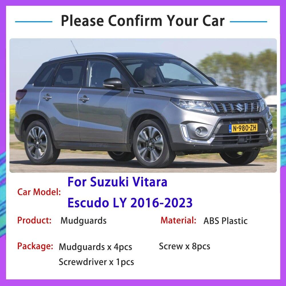 For Suzuki Vitara Escudo LY 2016~2023 2017 2018    Car Fender Mudguard Mud Flaps Guard Splash Flap Car Accessories
