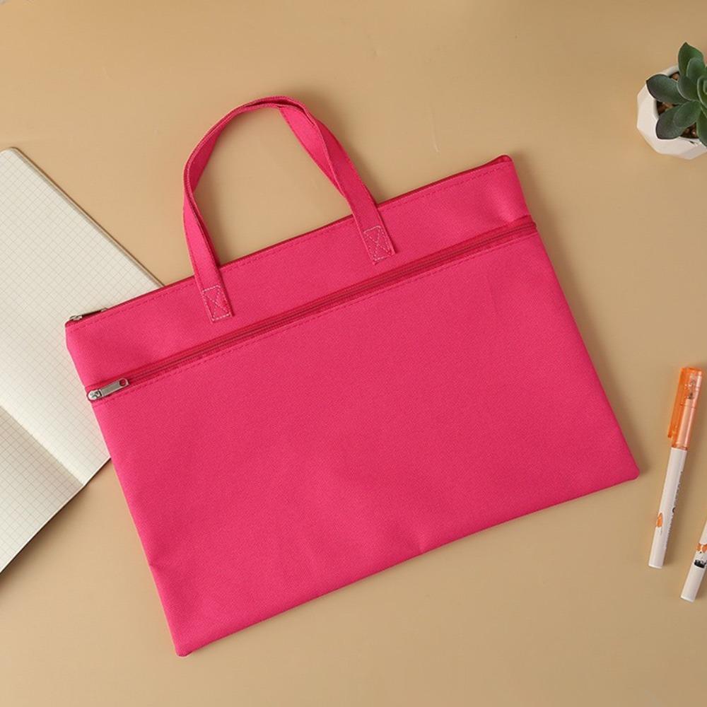 Zipper File Bag Large Capacity File Folder Stationery Dustproof A4 Envelope Folder  School Office