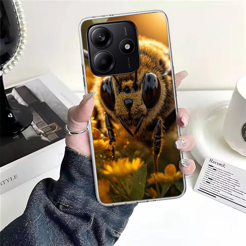 Bienenstock Honig Tier Weiche Handyhülle Für Xiaomi Redmi Note 15 14 14S 13 12 Pro Plus 12S 11 11S 11E 10 10S 11T 5G Hüllen Coqu