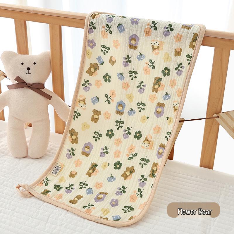 Four-Layer Pure Cotton Baby Crepe Towel: Class A Gauze Face Washer