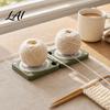 Rotating Yarn Spool Portable Holder for Crochet & Knitting Foldable Double Winder