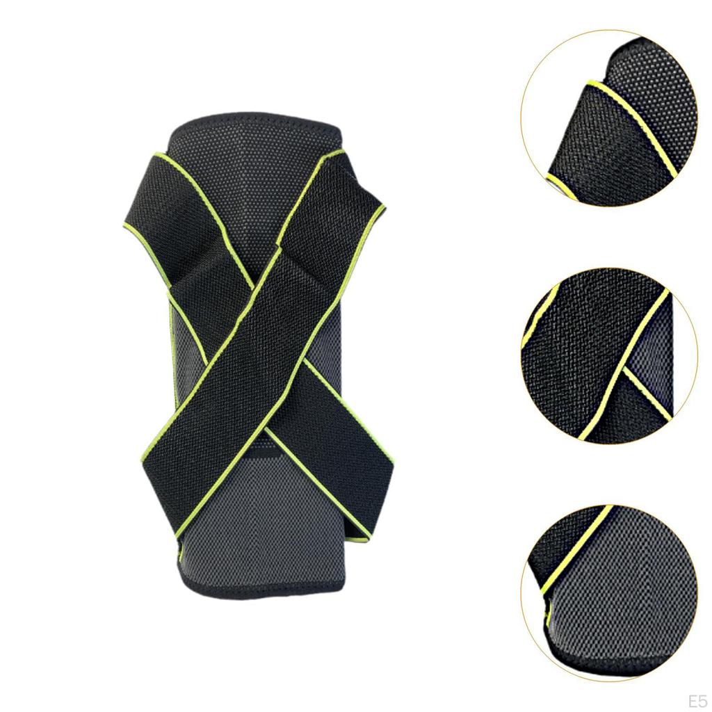 Knee Support Brace ,Compression Sleeve, Elastic Wrap Around Kneepad, Silicone Pad for Volleyball