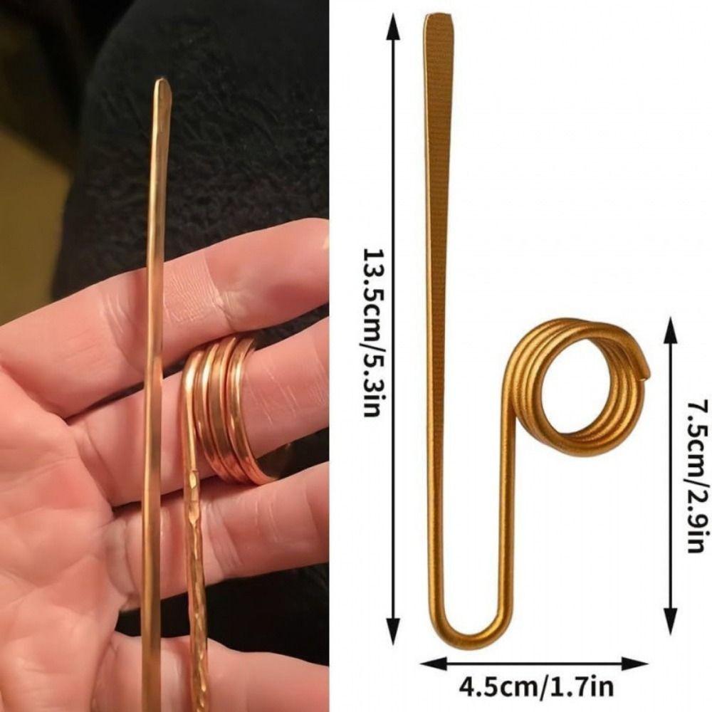 Exquisite Metal Book Holder Portable Thumb Book Page Holder Reading Accessories Ring Bookmark  Gift