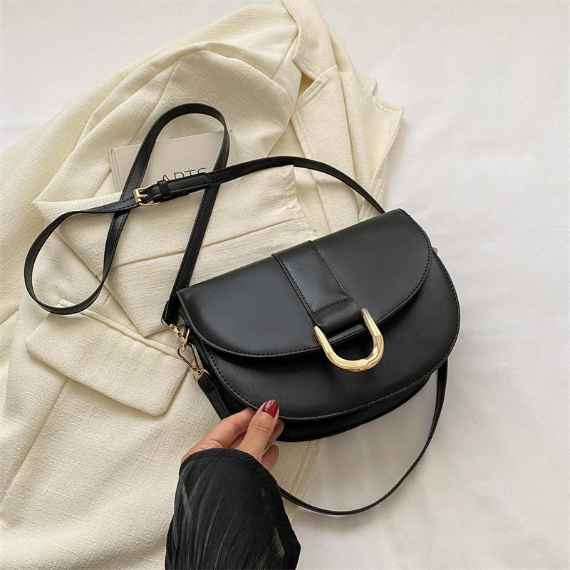 Trendy Pu Leather Saddle Bag For Women In Multiple Colors Perfect For Everyday Use