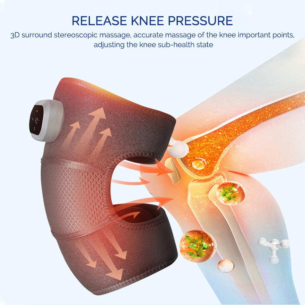 3 IN 1 Heating Vibration Knee Pad Shoulder Pad Elbow Pad Electric Knee Protection Massage Warm Compress