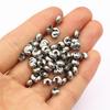 50pcs Stainless Steel Round Covers Crimp End Beads 3 4 5mm Stopper Spacer Beads For DIY Jewelry Making Findings Supplies