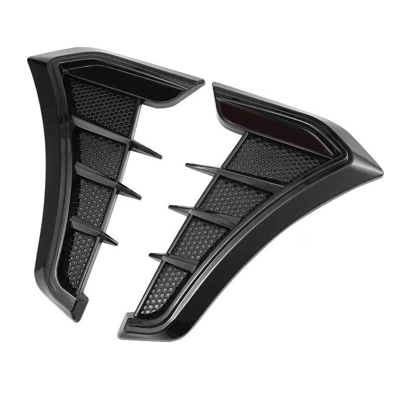 For Universal Car Fender Side Emblem Decal Sticker Body Air Outlet Vent Trim Exterior Mod Accessories Auto Decoration Refit Part