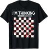 Ropa de Pensamiento Ajedrecístico - Camiseta de Ajedrez Divertida