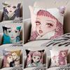 Minimalist Modern Style PParadise Kiss Cushion Cover Linen Pillow Case Soft Breathable Protective Couch Room Decoration