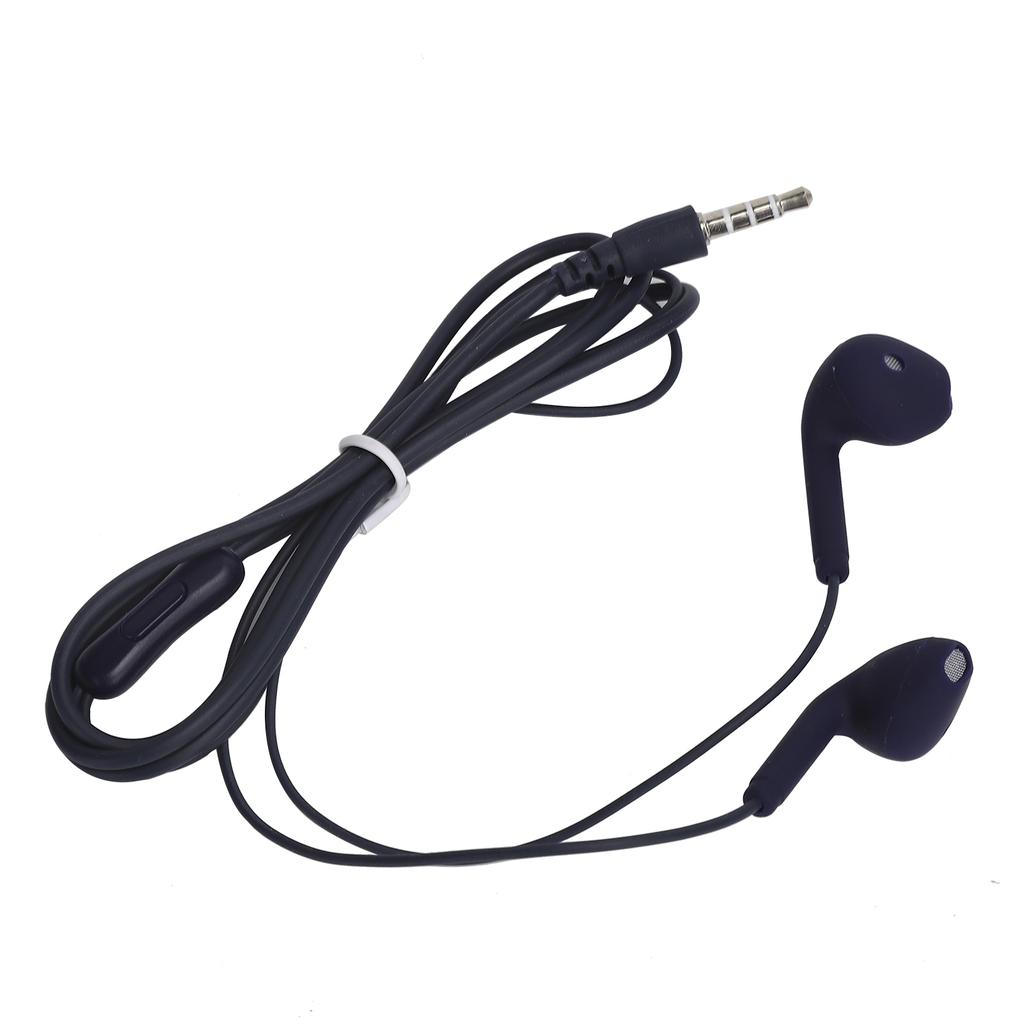 U19 Drátová univerzální sluchátka s konektorem 3,5 mm, HiFi, hudební, s drátovým ovládáním pro mobilní telefon(Nachový )