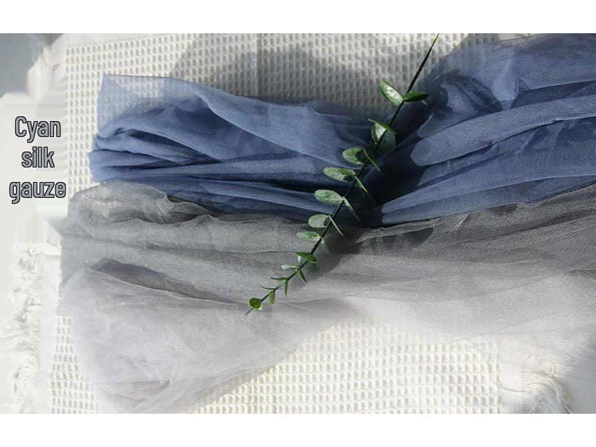 Green Tulle Lace Net Fabric for Kindergarten & Wedding - Transparent, Free Shipping