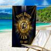 Custom Name Beach Towel Pacers Basketball Team  Beach Towel, Soft Microfiber, Gift for Her/Him, Birthday, for Pool, Beach, Travel, Fan Gifts