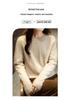 New Women's 100% Wool Cable Knit Round Neck Sweater, Loose Fit, Rolled Hem, Autumn/Winter Pullover.