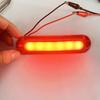 12V 24V LED Car Warning Light 6 LED Light For Trailer Truck Lorry Orange White Red LED Side Marker Indicator Lamp