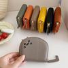 Cartoon Cat Card Holder Wallet For Women Girls Pu Leather Bank Credit Card Coin Purse Portable Mini Zipper Coin Purse Gifts