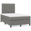 VidaXL Slat Bed Base with Mattress and LED, Upholstered Bed, Double Bed, Adult Bedroom Interior Bed, 3270205