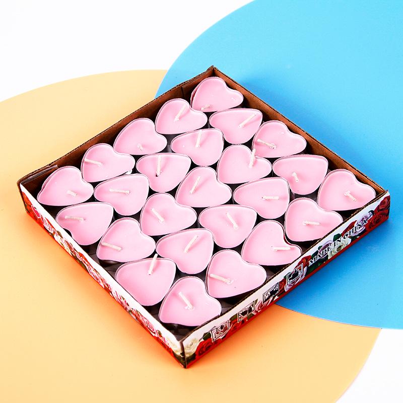 Heart-shaped Scented Tealights for Romantic Proposals and Birthdays