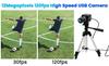 ELPCAM USB-kamera 4K 120fps 1080P Høyhastighets golfsvingkamera 12 megapiksel USB-webkamera med 3X manuell optisk zoomlinse PC-kamera Plug and Play Live