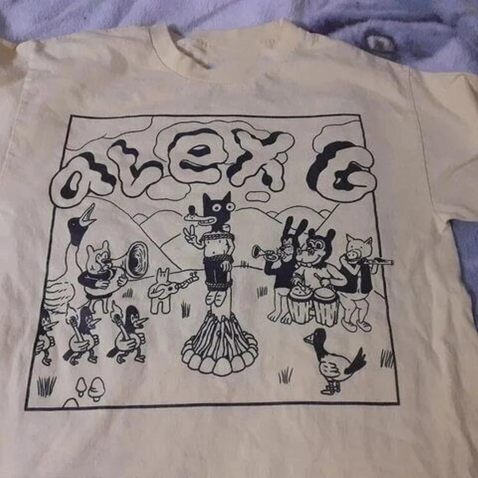 

Alex G rare Graphic Gift For Fan Sand Cotton T Shirt Full Size S5XL Unisex T-Shirt S