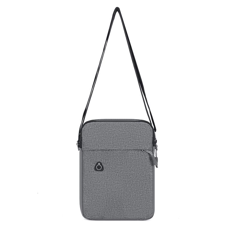 

Мужская сумка через плечо, модные сумки на плечо, мини-мужская нагрудная сумка, холст, дорожный клатч, простой черный пакет Bolso Mochila серый