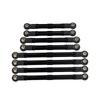 GPM Metal Alloy Adjustable Full Set Tie Rod Links 9742R+9749 for Traxxas 1/18 TRX4M TRX-4M Defender Bronco RC Crawler Car