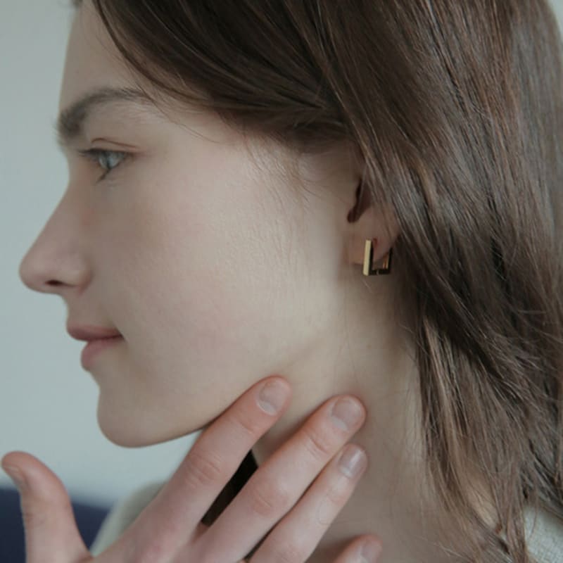 modernlike 14k gold-filled silver Monet cow