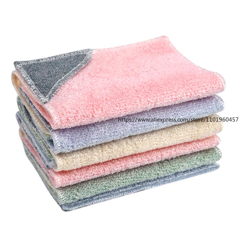 Bamboo Fiber Ant Cloth Kitchen And Household Cleaning Dishwashing And Pot Washing Non Stick Oil Dishwashing Towel