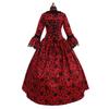 Victorian Renaissance Ball Gown, Medieval Gothic Lolita Long Sleeve Dress for Women, Halloween & Masquerade Parties