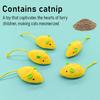 5Pcs Lemon Mouse Cat Toys Catnip Filled Cute Mouse Plush Cat Chew Toy Kitten Teething Toys for Cats Hunting Pouncing Play